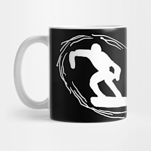 Surfing Stickman Mug